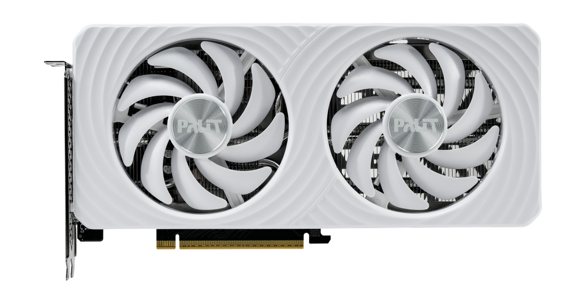 PALIT GeForce RTX 5060 White OC 8GB Graphics Card NE75060U19P1