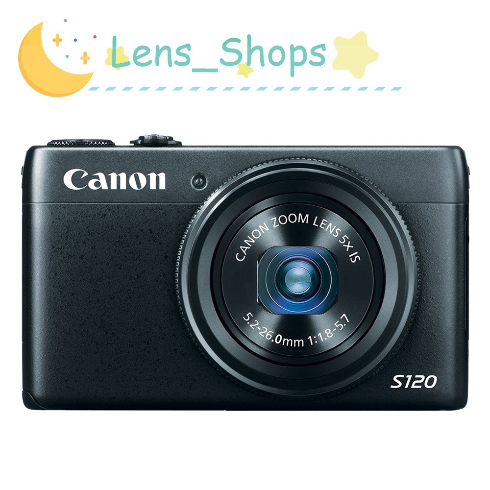 Canon PowerShot S120 Digital Camera 12.10 MP 5x Optical Zoom Sleek
