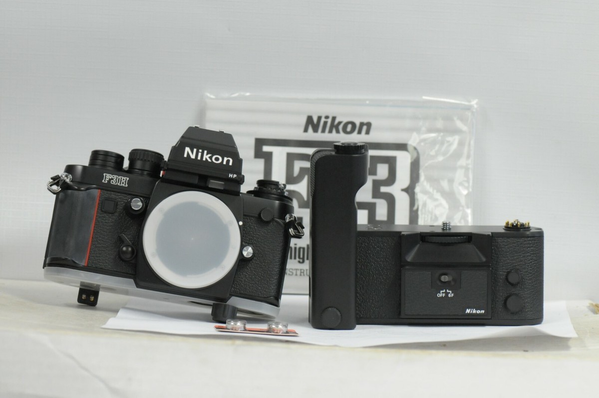 Nikon F3H/MD-4H High Speed 35mm Film camera with Cap & Box | eBay