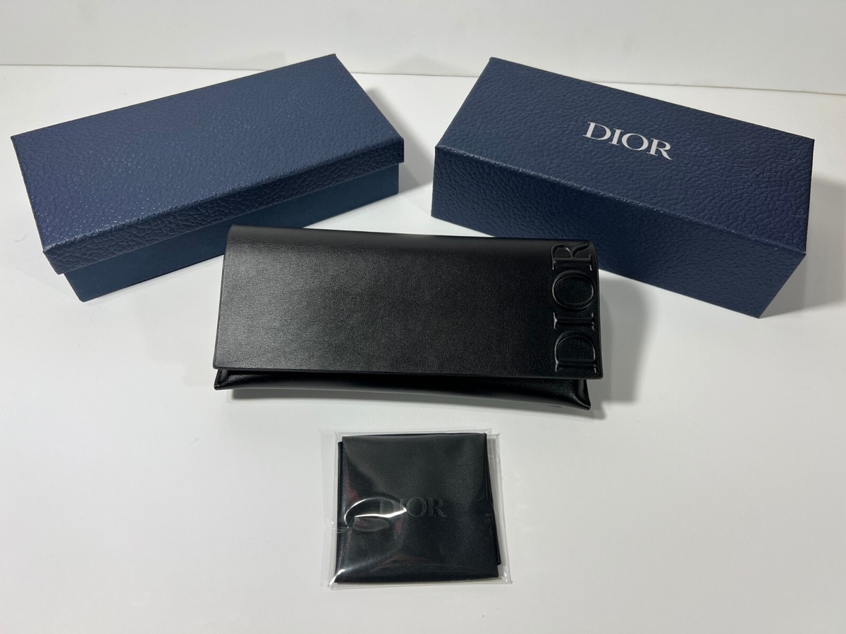 DIOR BOX AND SUNGLASSES EYEGLASSES Case Box Black Small | eBay