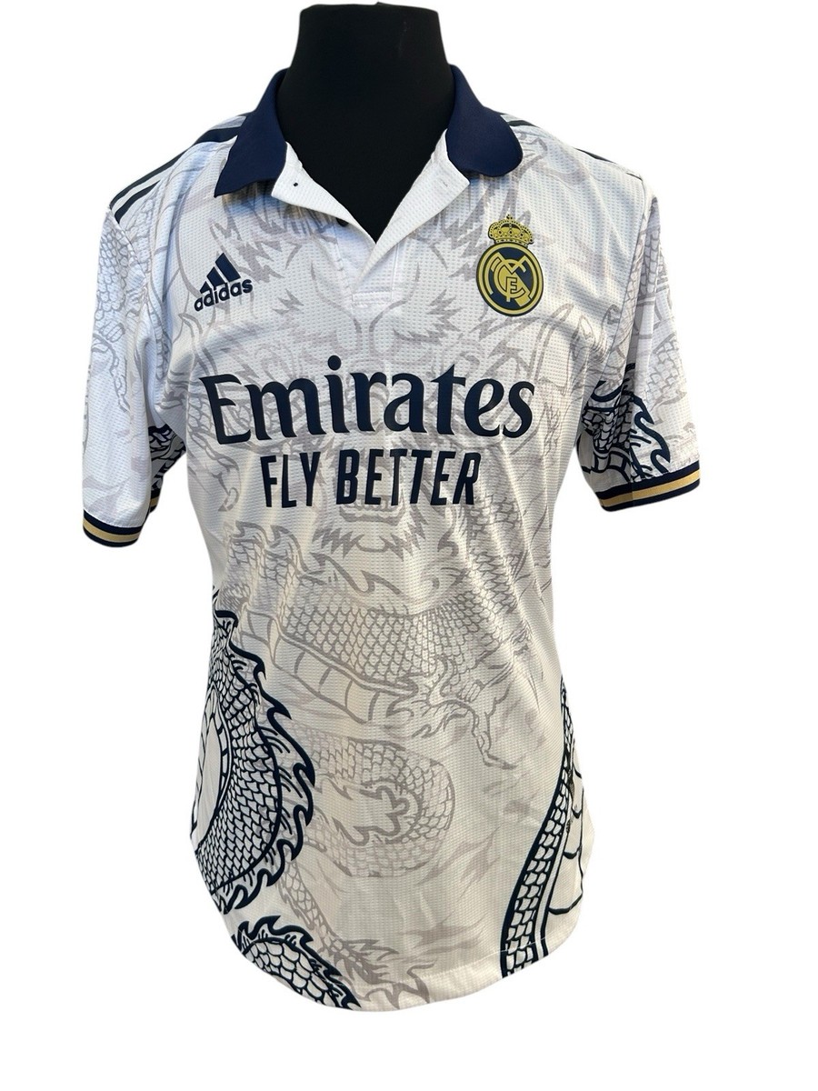 Real Madrid Chinese Dragon Soccer Jersey Adidas F15295 Men's XL | eBay