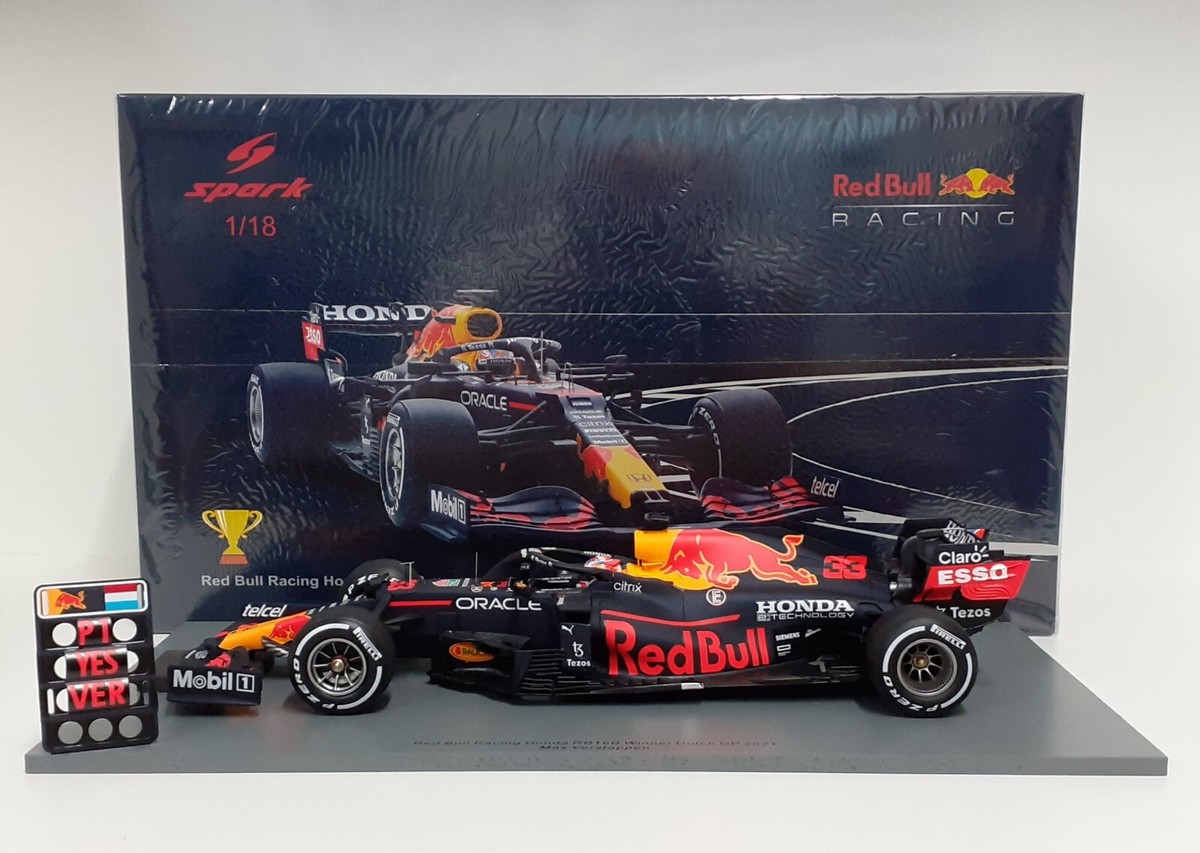 Die Cast Car Model 1:18 Scale Spark F1 Red Bull Honda RB16B