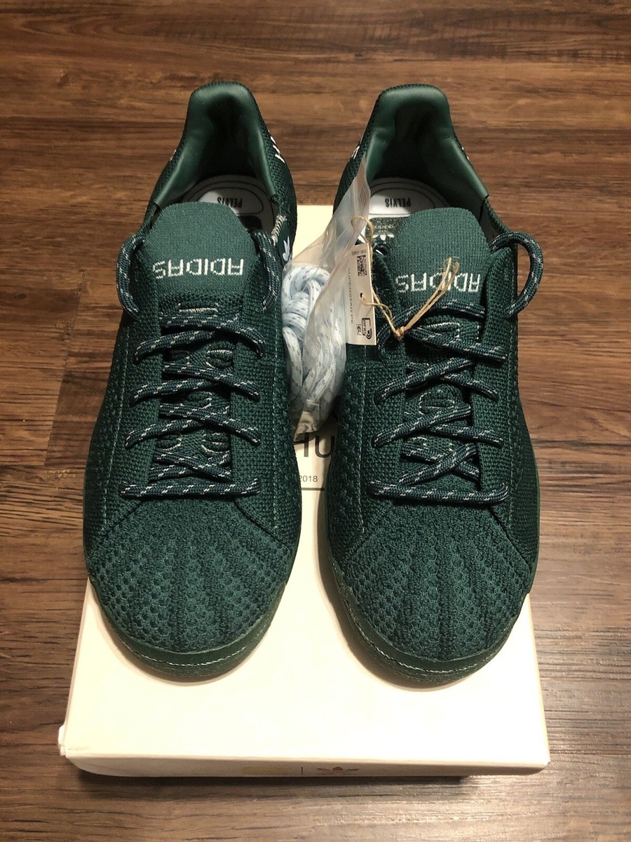 Adidas x Pharrell Williams Superstar Green Human Race US Size 4