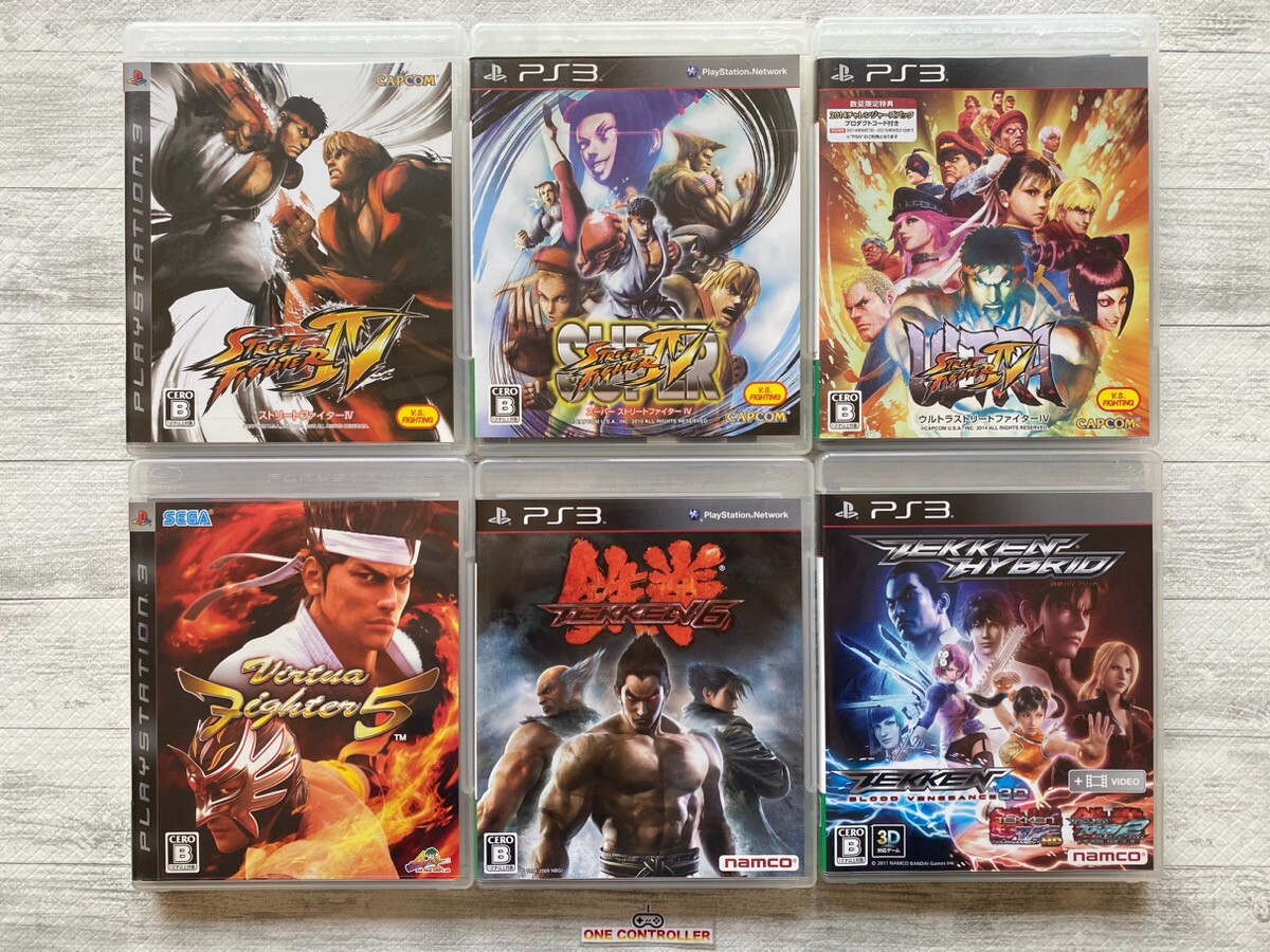 SONY Playstation 3 PS3 Street Fighter & Virtua Fighter 5 Tekken 6