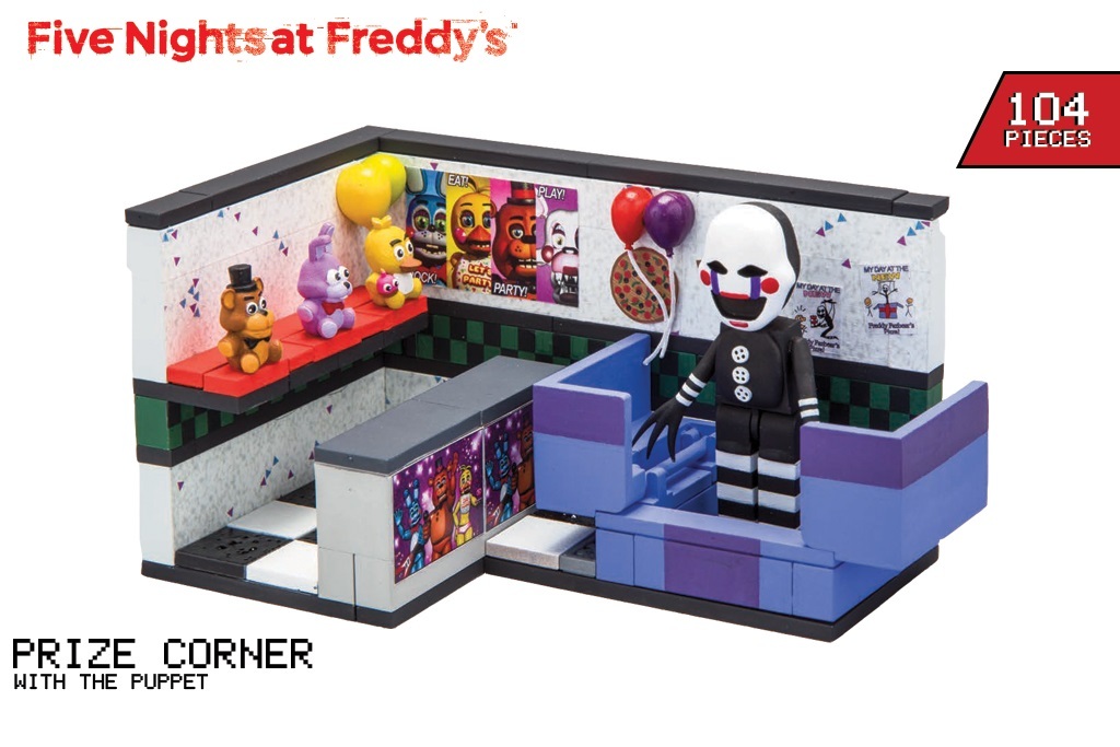 Five Nights At Freddy's PRIZE CORNER + The Puppet Construction Set