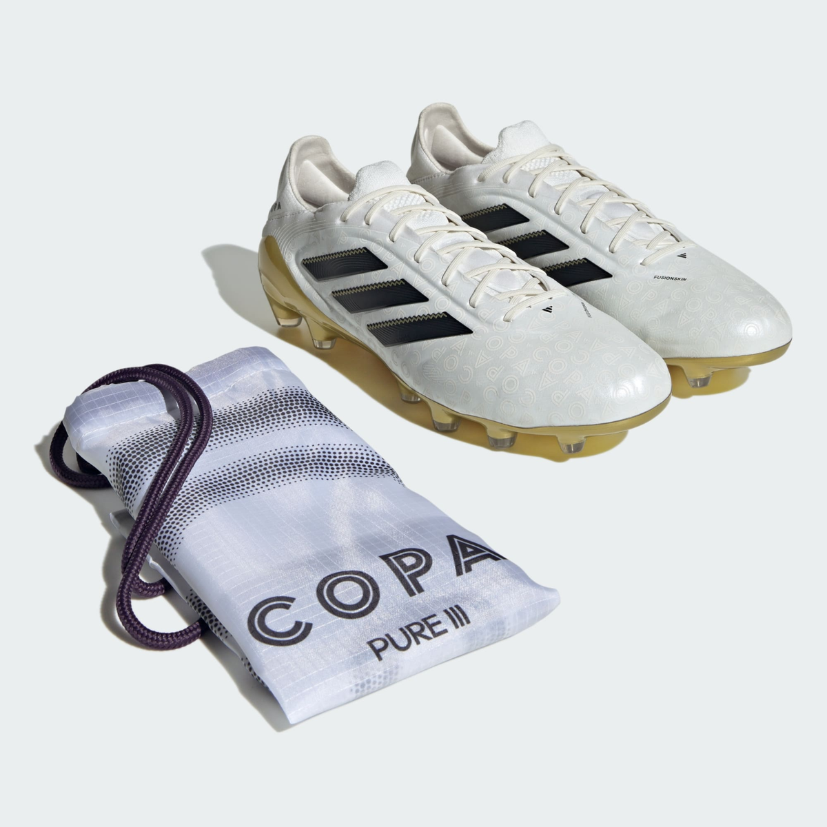 adidas Copa Pure 3 Elite HG AG Zero Metalic Core Black Gold JR2817