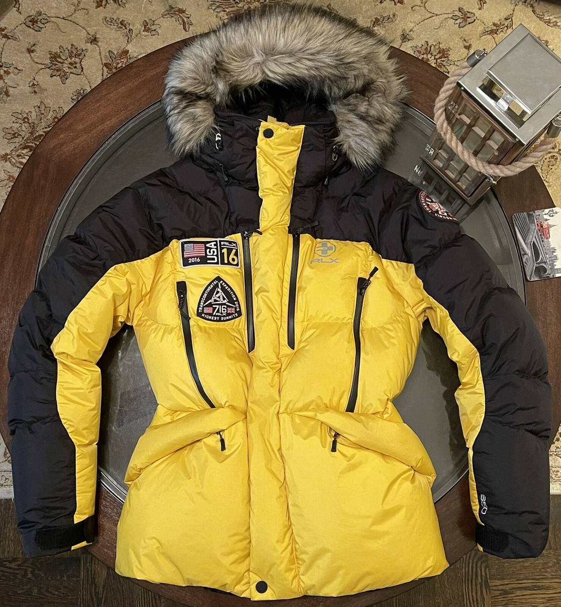 Ralph Lauren RLX Gents Sz Medium Expedition Hooded Down & Feathers