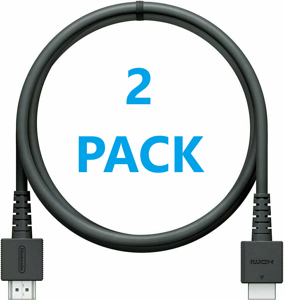 2 PACK Nintendo Switch HDMI Cable WUP-008 for Console Dock TV Cord