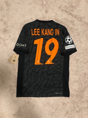 PSG 2023/2024 Nike ADV Jordan 3rd CL Lee Kangin Soccer Jersey Size