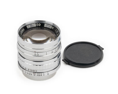 Ex+ Zunow Teikoku Kogaku Japan 50mm f/1.3 Leica L39 Mount w/Caps