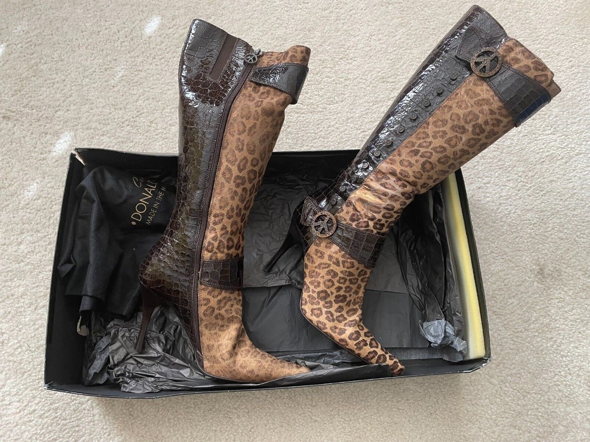 Donald J Pliner Couture Vice Boot - crocodile Leather and Suede