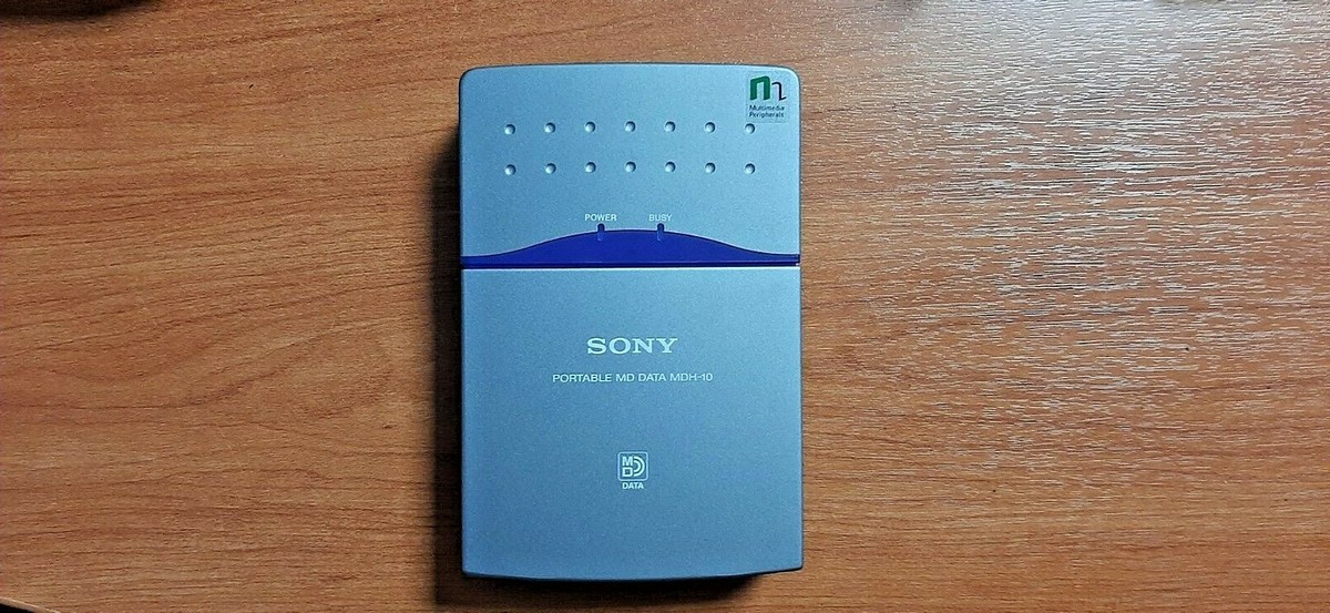 Sony MDH-10 portable mini disc data drive =EXCELLENT= | eBay