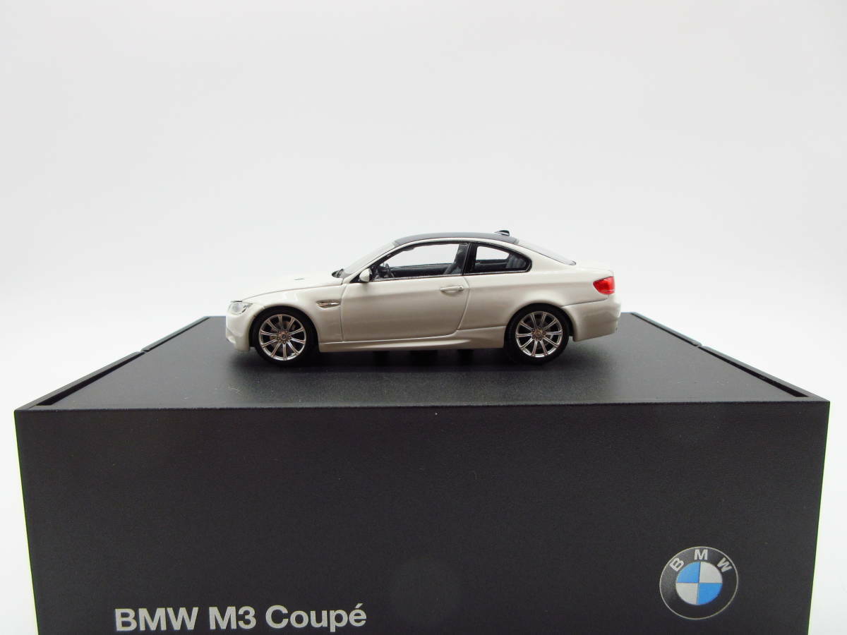 1:43 BMW M3 Coupe E92 Dealer Custom Mini Car White Carbon Roof