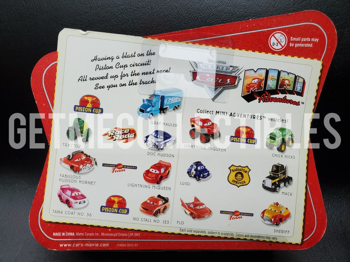 DISNEY PIXAR CARS MINI ADVENTURES GRAY DINOCO HAULER PISTON CUP