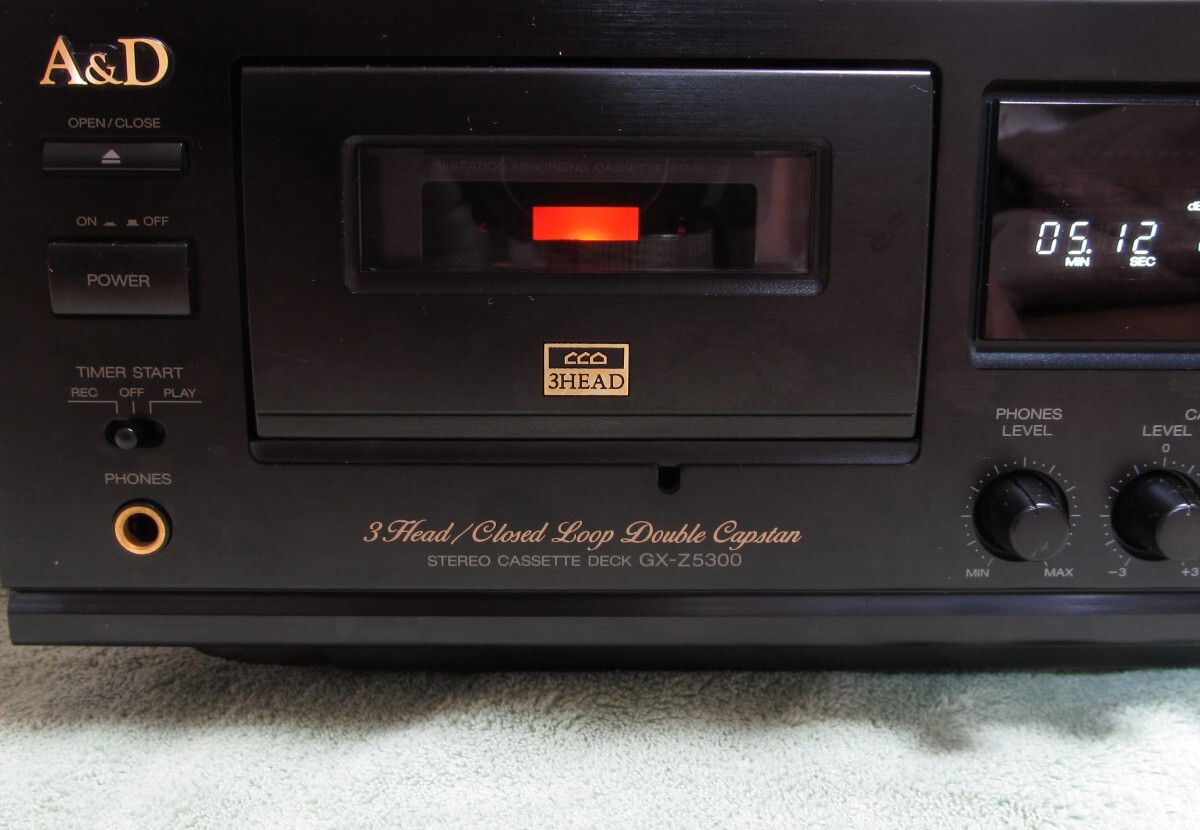 A&D 3HEADデュアルキャプスタンカセットデッキ GX-Z5300 A&D GX-Z5300