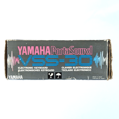 Yamaha VSS-30 PortaSound Voice Sampler Vintage Keyboard Box Manual