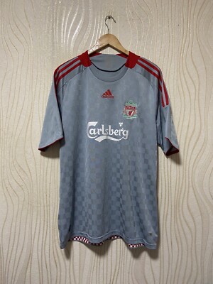 LIVERPOOL 2008 2010 AWAY FOOTBALL SHIRT SOCCER JERSEY ADIDAS