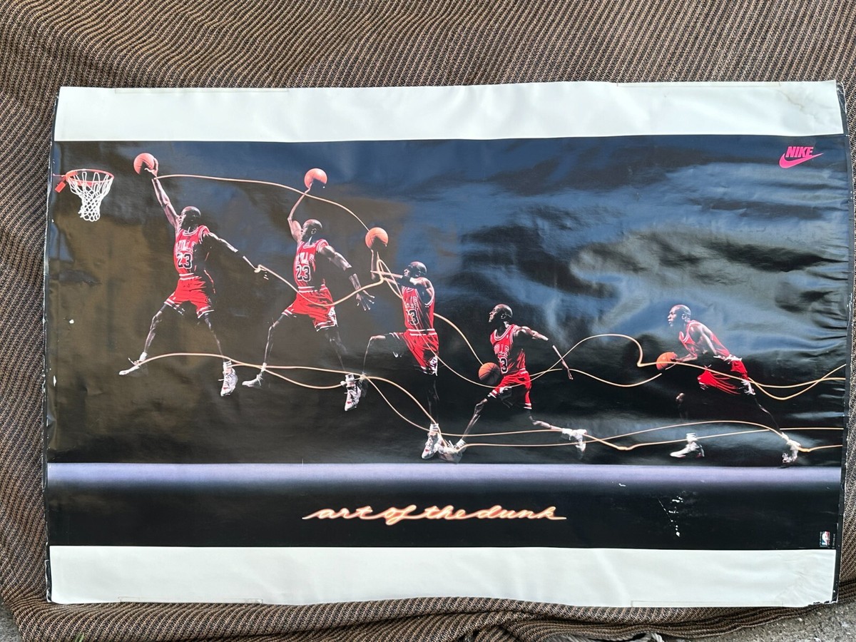 1992 MICHAEL JORDAN ART OF THE DUNK 24x35.5