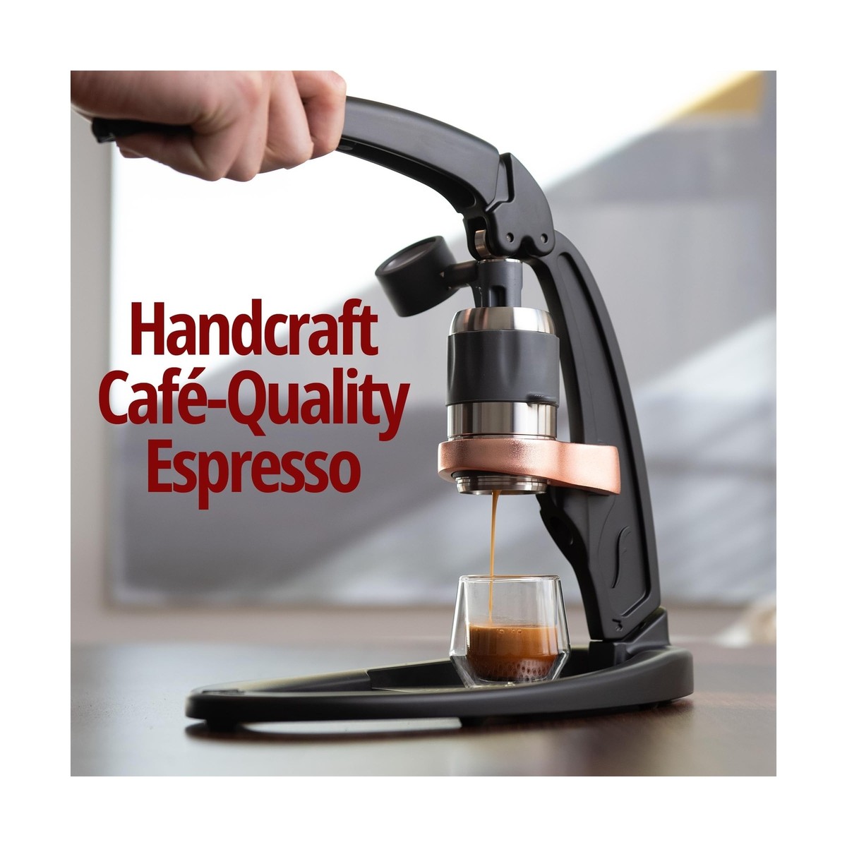 Flair Pro 2 Black Espresso Machine - Black/Copper for sale online