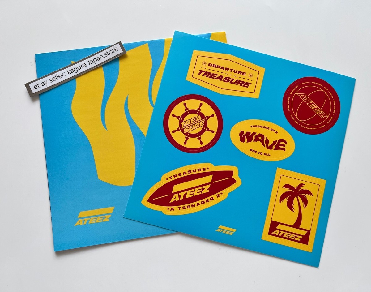 ATEEZ TREASURE EP.3 One To All Wave ver. Album CD + Booklet +