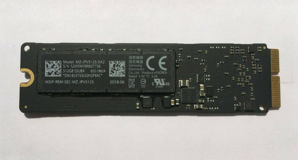 Apple/Samsung 512GB Flash SSD MZ-JPV512S/0A2 2013-2015 Mac Pro