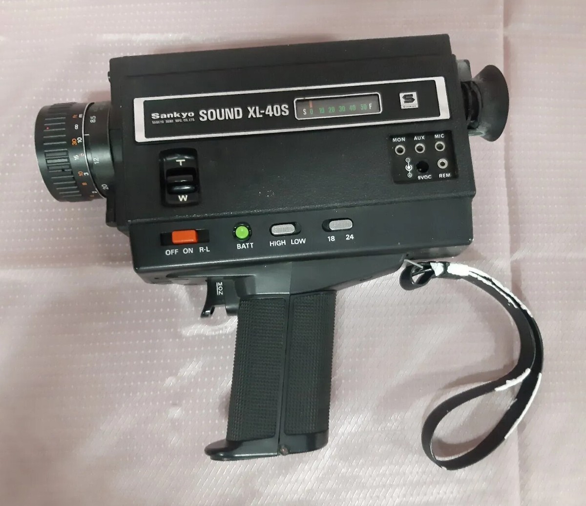 Sankyo Video Movie Camera, Model Sound XL-40S, Super 8, Black | eBay