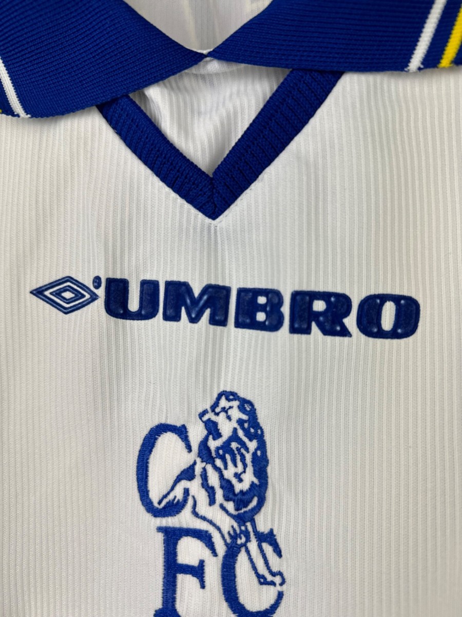 Chelsea Umbro 1998/00 Away Football Soccer Jersey Size L White
