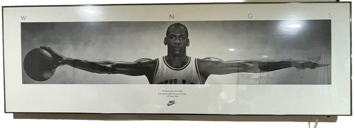 VINTAGE MICHAEL JORDAN NIKE - WINGS POSTER 76