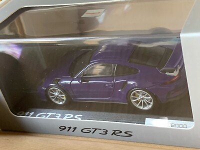 Porsche 911 GT3 RS (991) Ultra Violet 2016 Minichamps 1:43 Rare