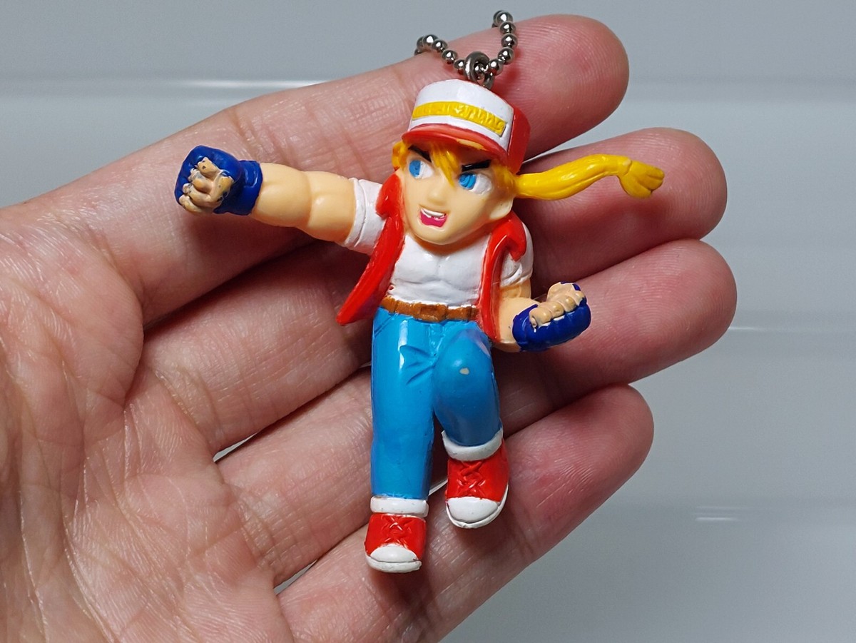 Fatal Fury Terry Bogard Keychain Figure Bandai SNK 1995 Japan K08