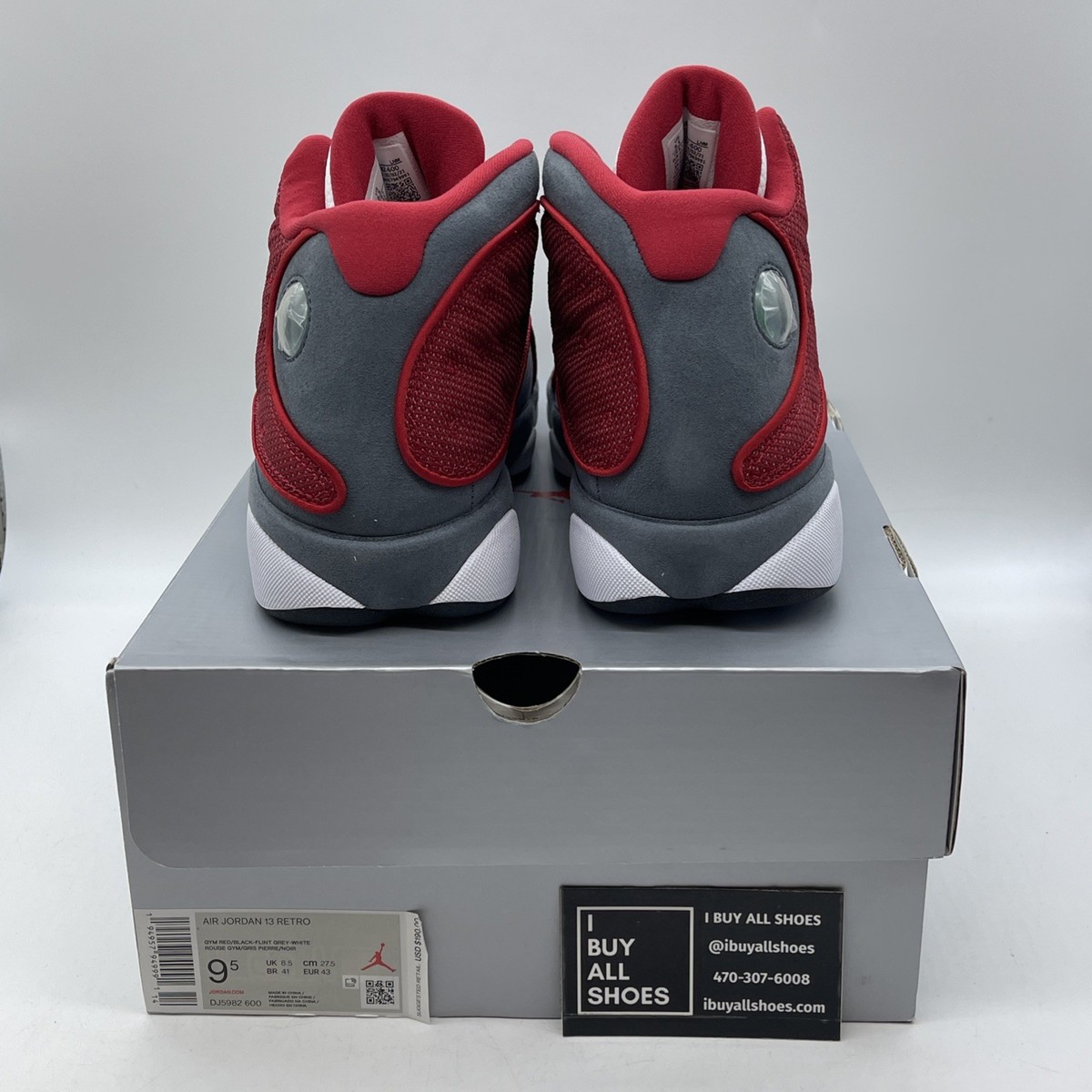 Size 9.5 - Jordan 13 Red/White - DJ5982600 for sale online | eBay