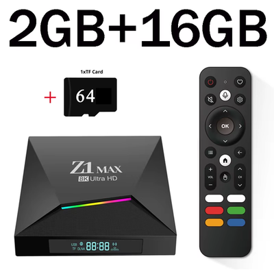 Z1 Max Android 15 Smart TV Box Allwinner H618 Quad Core 4G 5G Dual