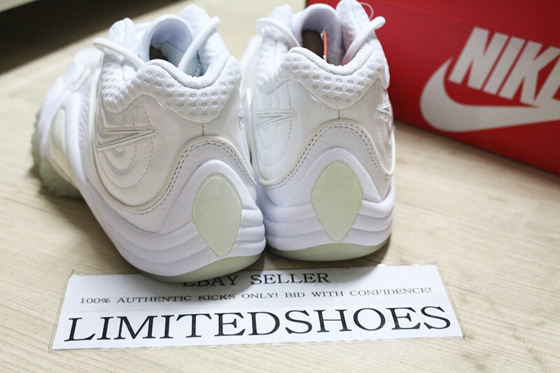 NIKE ZOOM UPTEMPO V 5 PREMIUM TRIPLE WHITE 366570-111 kidd air