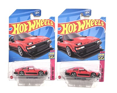 2023 HOT WHEELS J CASE 1982 TOYOTA SUPRA HW THE 80'S 10/10 RED JDM