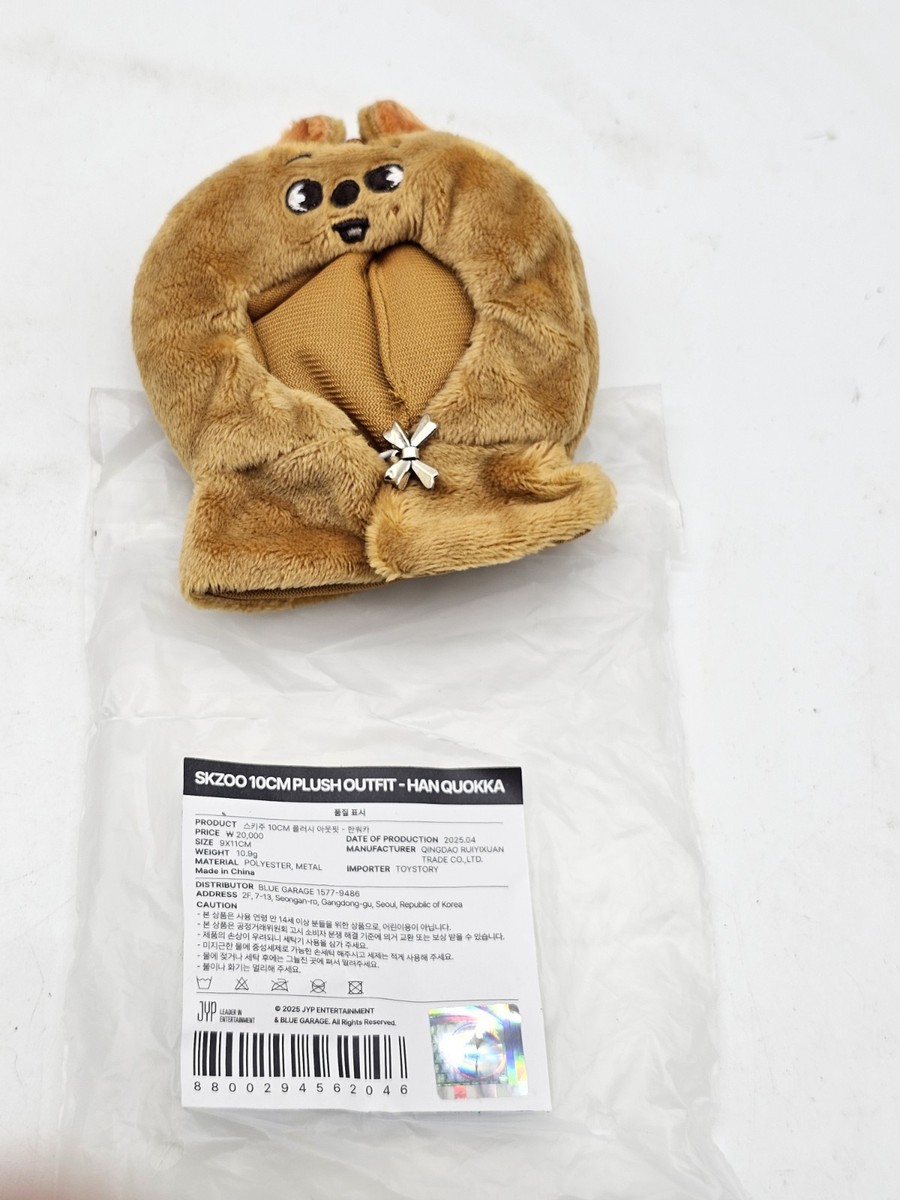Stray Kids SKZOO Han Quokka 10CM Plush Outfit Cape 5oclock MD New
