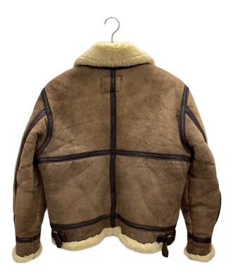 Schott Type B3 (B-3) Flight Mouton Leather Jacket Size 40 Made in