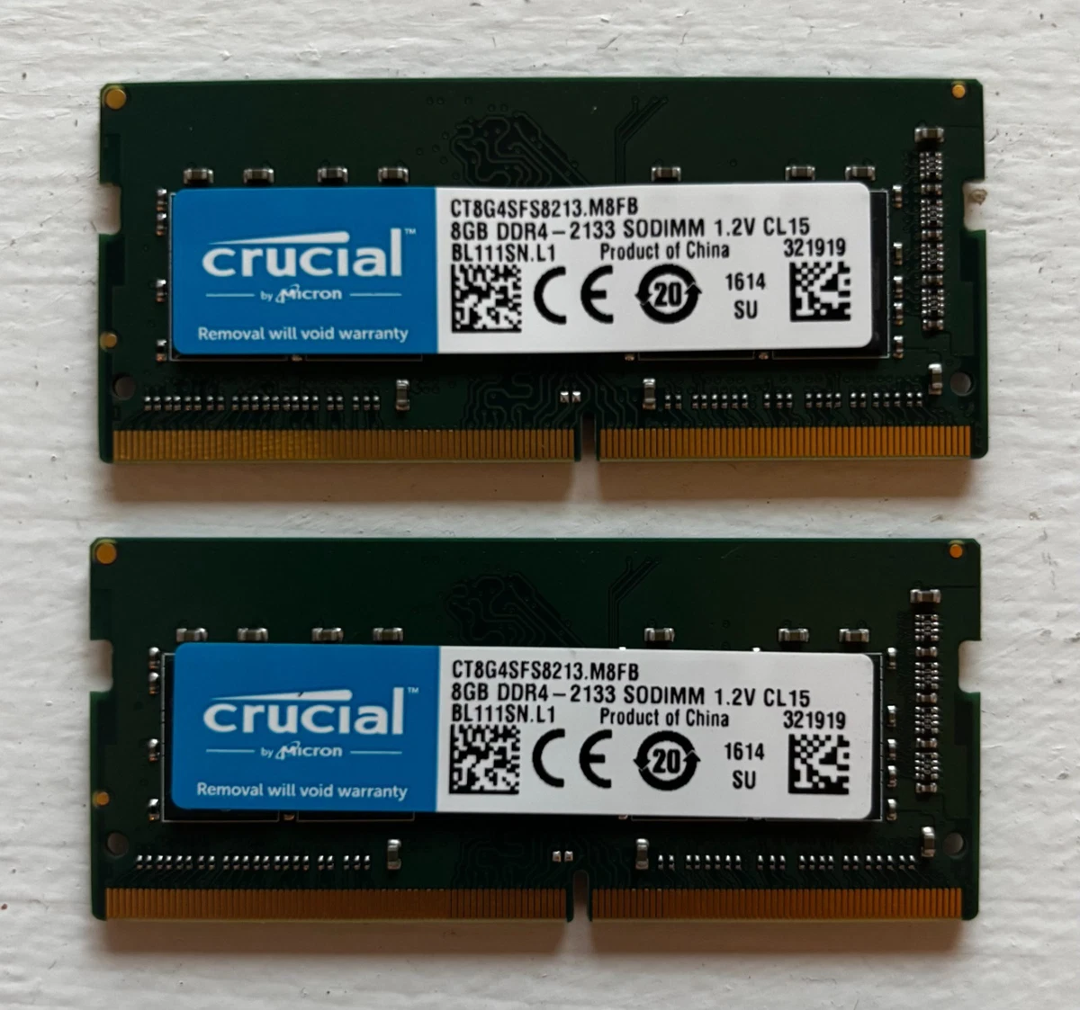 Crucial SO-DIMM Computer PC4-17000 (DDR4-2133) Bus Speed Memory