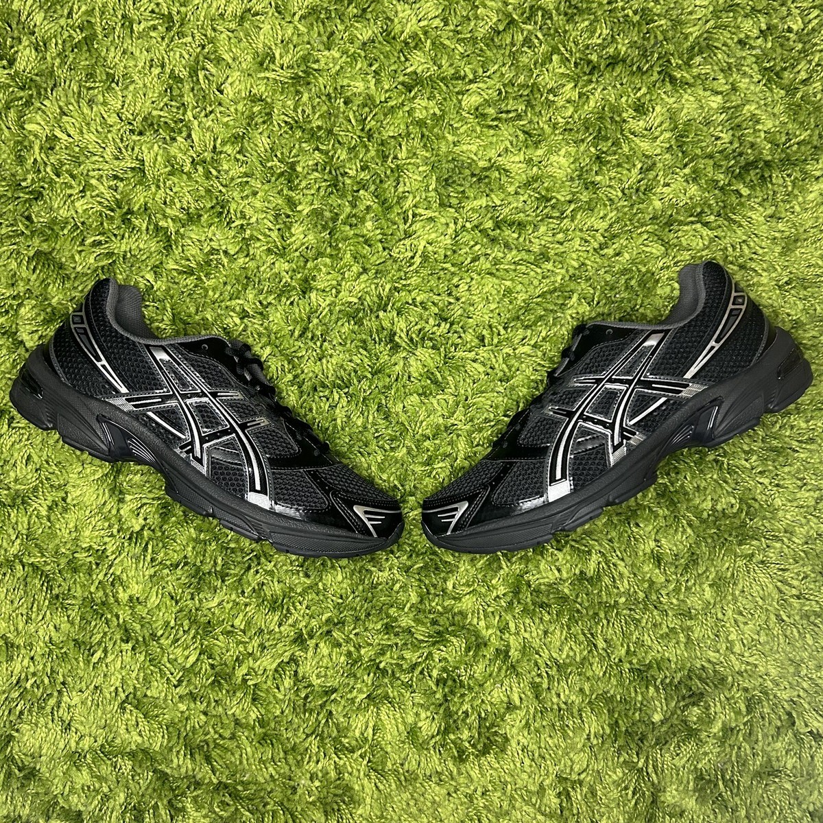 Brand New ASICS GEL-1130 Black Pure Silver |Size 4M to 12M| FAST