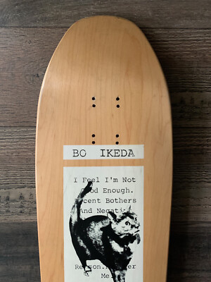 VISION SKATEBOARD DECK BO IKEDA - 1991 NOS VINTAGE RARE GONZALES