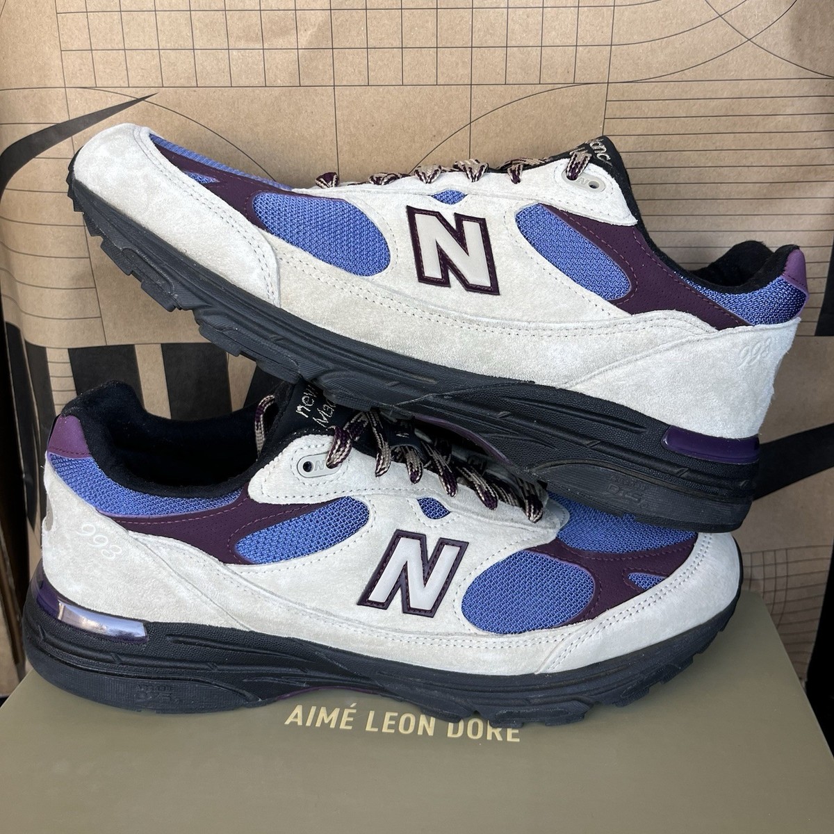 Size 12 - Aimé Leon Dore x New Balance 993 Made in USA Taupe for