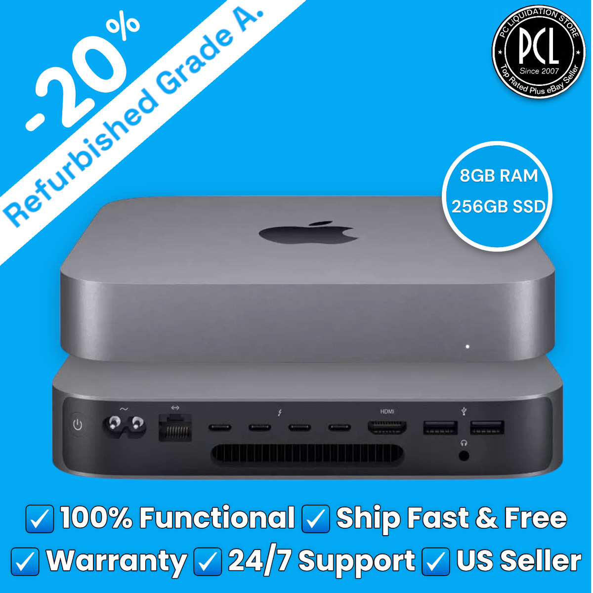 Apple Mac mini 2018スペースグレイ Intel Corei7 【公式通販】