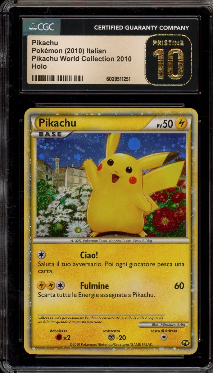 ピカチュウワールド イタリア PW PSA10 ピカチュウワールド PW LEGEND