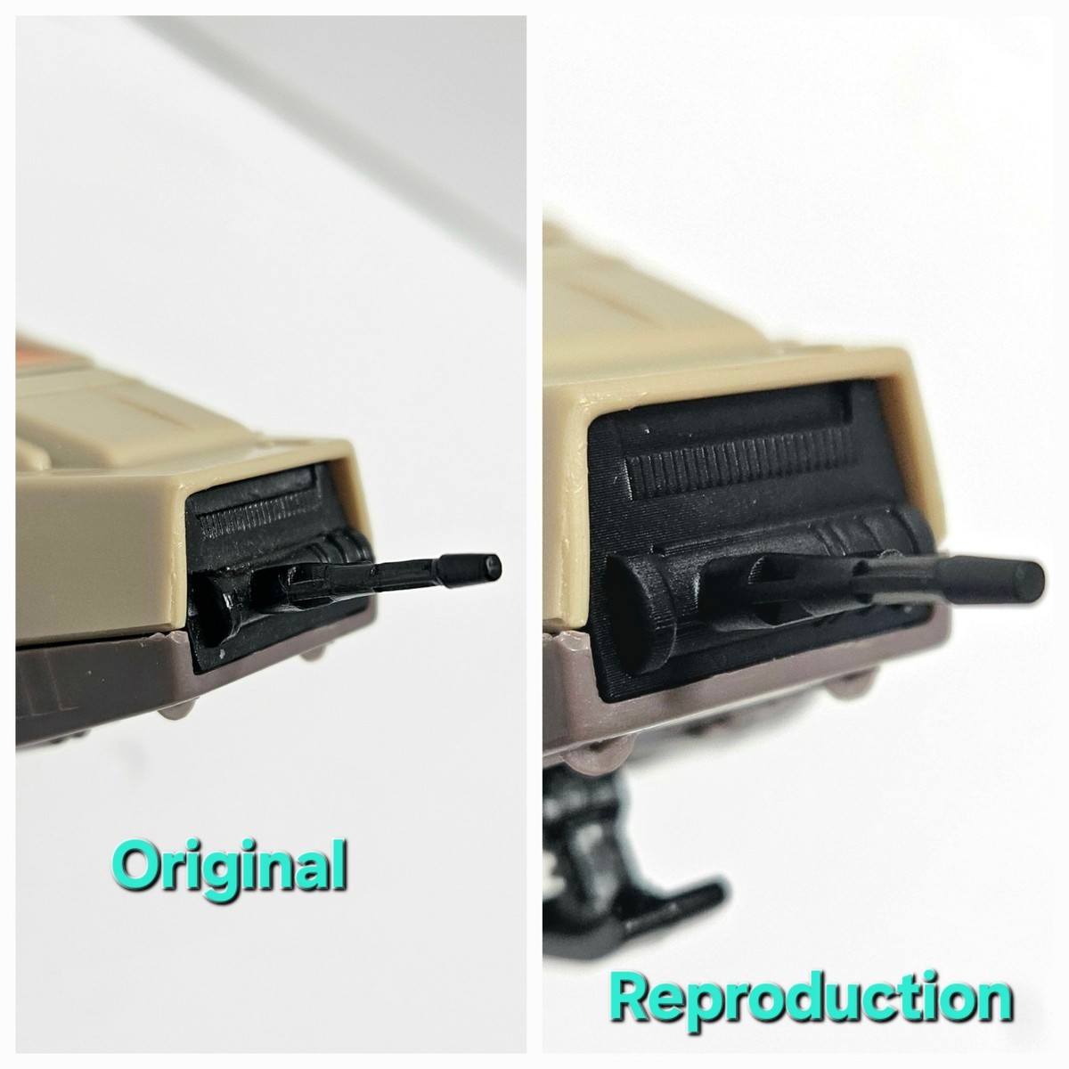 1985 Kenner Star Wars Droids ATL Interceptor Front Can non