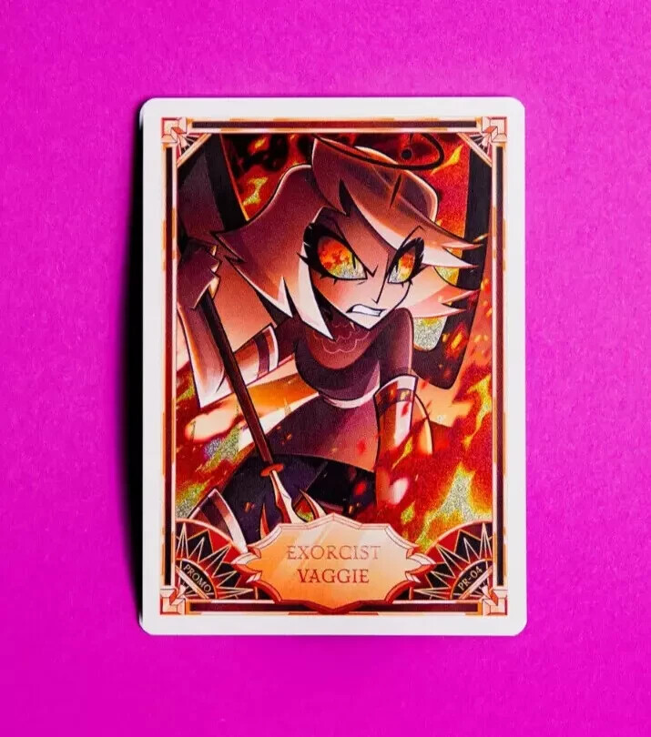 Hazbin Hotel Exorcist Vaggie PROMO Card PR-04 - NEW, OFFICIAL