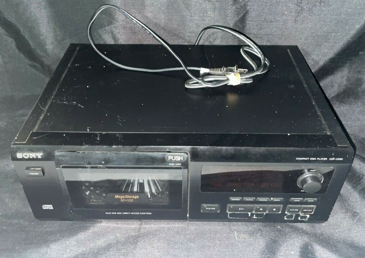 Sony CDP-CX50 50+1 Mega Storage Multi Compact Disc Changer Player