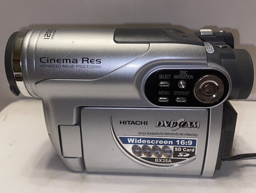 Hitachi BX35A DVD Cam Camcorder 1200x digital Zoom | eBay