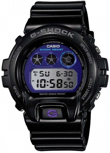 Casio G-Shock Purple Metallic Dial Men's Watch DW-6900MF-1 Black