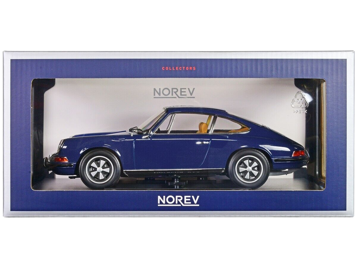 1/18 Porsche 911 S (Blue) 1969 Diecast Model Car by Norev 187647