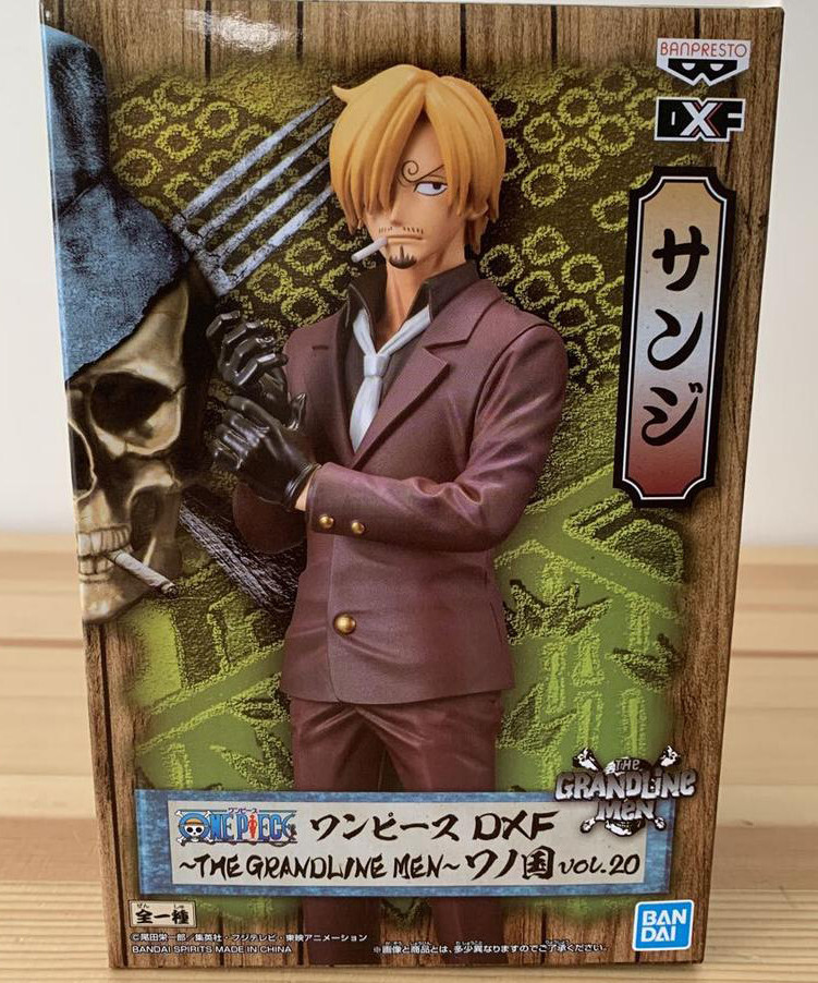 Japan Authentic One Piece Sanji Figure DXF The Grandline Men Wano