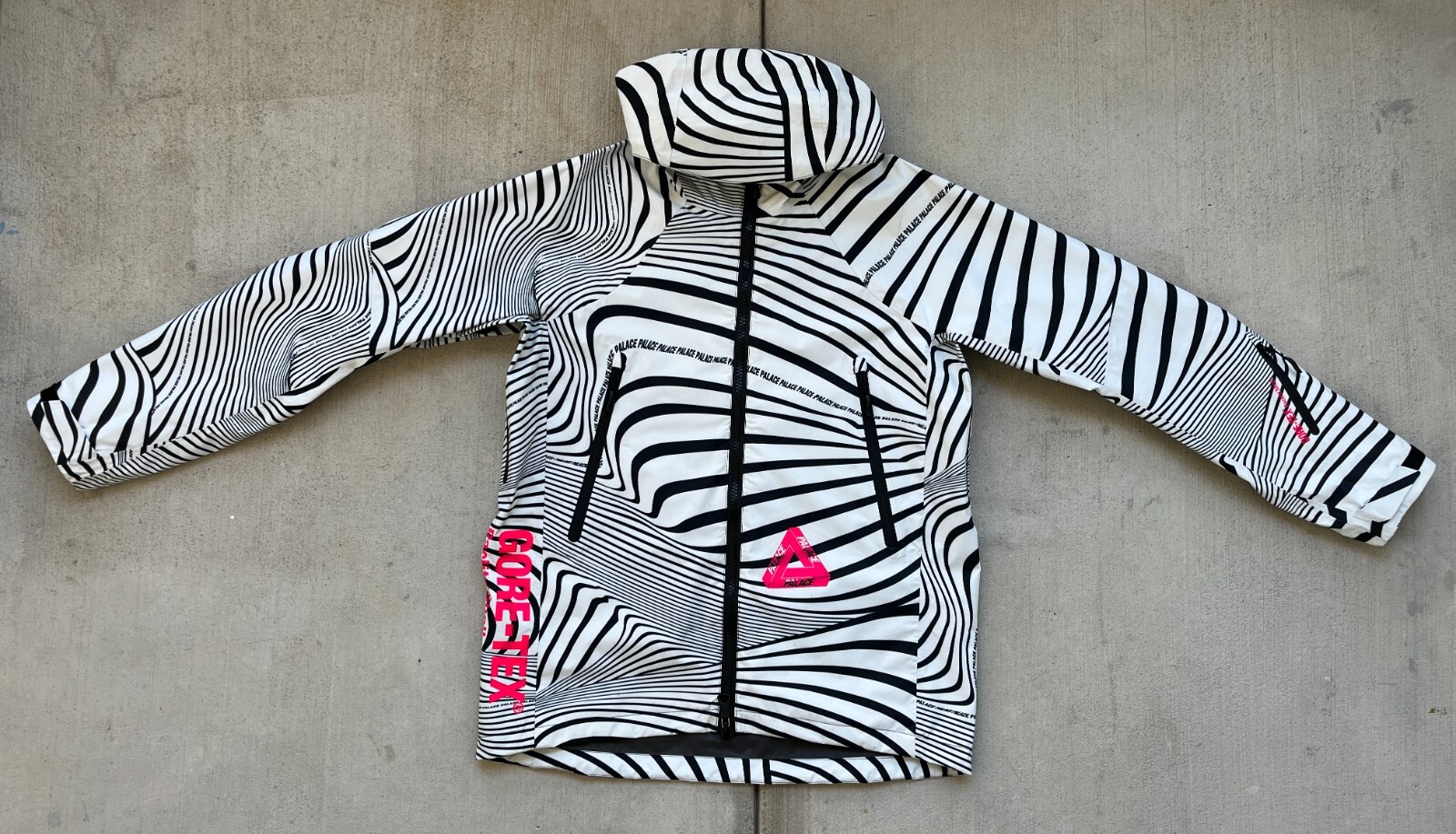 Palace Gore-Tex Vortex PacLite Jacket White Size XL FW18 | eBay